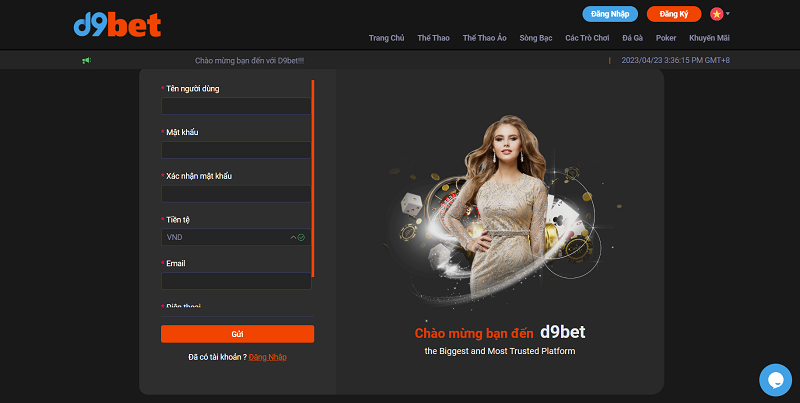 D9BET -&nbsp; Nh&agrave; c&aacute;i uy t&iacute;n xanh ch&iacute;n h&agrave;ng đầu cho cược thủ
