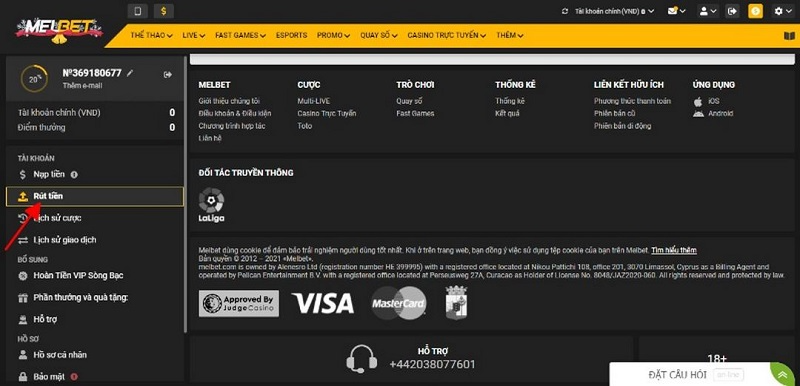 Melbet - Nh&agrave; c&aacute;i c&aacute; cược thể thao trực tiếp 4K