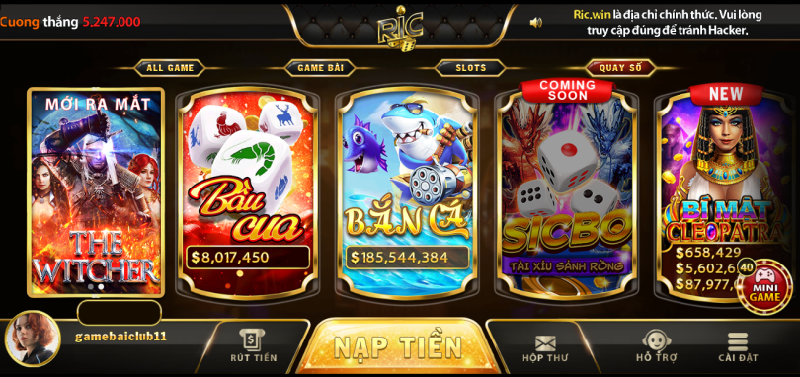 Ricwin &ndash; Cổng game b&agrave;i RICWIN đại gia chịu chi nhất 2022