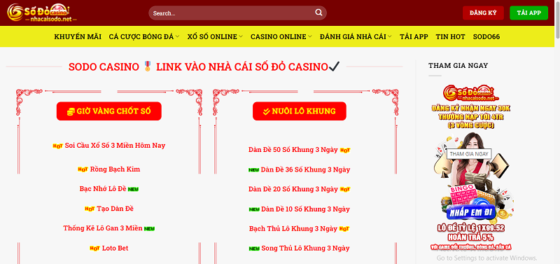 Sodo - Đ&aacute;nh gi&aacute; nh&agrave; c&aacute;i l&ocirc; đề uy t&iacute;n nhất thị trường