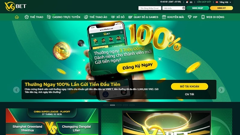 V9Bet - Thương hiệu nh&agrave; c&aacute;i l&yacute; tưởng cho d&acirc;n c&aacute; cược online