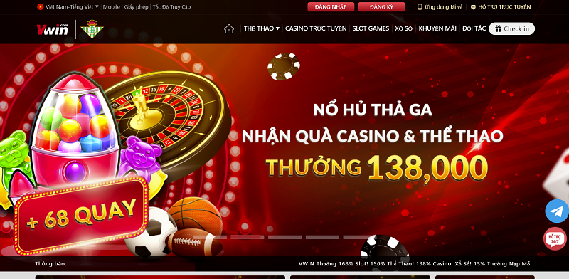 VWIN - Trang c&aacute; cược chất lượng tốt nhất Việt Nam